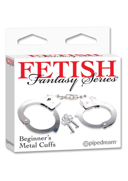 Наручники Fetish Fantasy Beginner Metal Cuffs (серебристый) 4048 фото