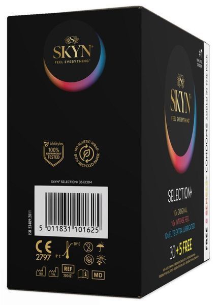 Презервативы Skyn Selection+, 35 шт. 124662 фото