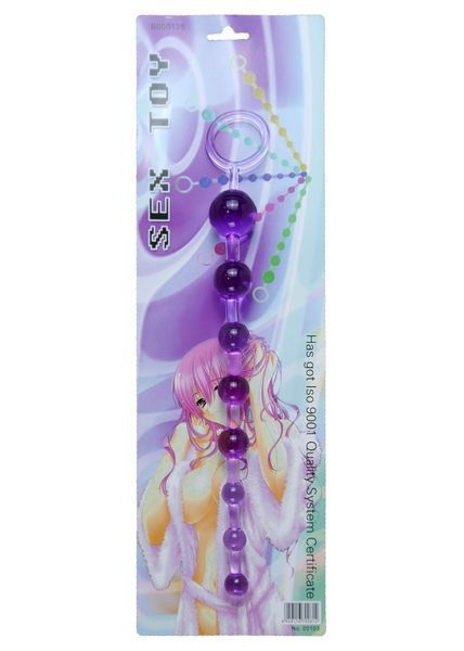 Анальные бусы B - Series EasyLove Jelly Anal 10 Beads, 29 см (фиолетовый) 46796_EU фото