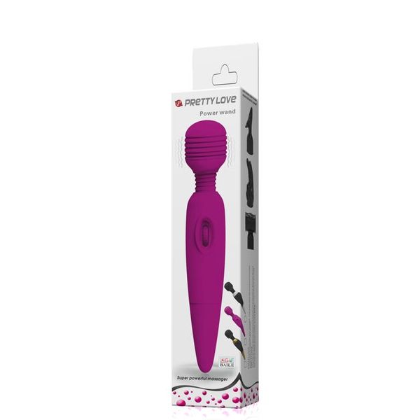 Вибратор классический Power Wand Massager, 25 см (фиолетовый) 7771 фото