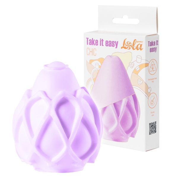 Мастурбатор яйцо Lola Games Take it Easy Chic (фиолетовый) 114726 фото
