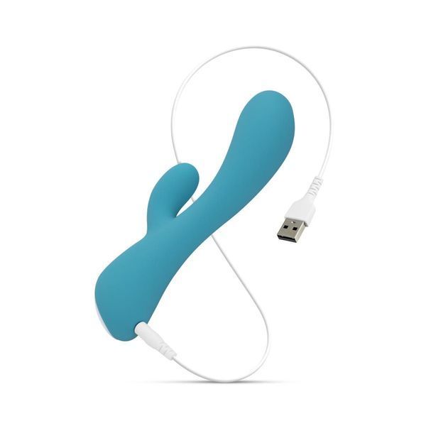 Вибратор-кролик Cala Azul Martina I Rabbit Vibrator, 18 см (бирюзовый) 15089_EU фото