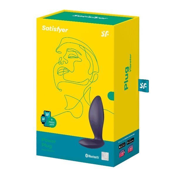 Анальна пробка з вібрацією Satisfyer Power Plug, 11,3 см (фіолетовий) 15231_EU фото