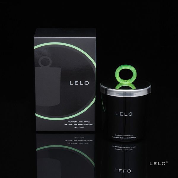 Свічка для масажу Lelo Snow Pear & Cedarwood, 150 г 68508 фото