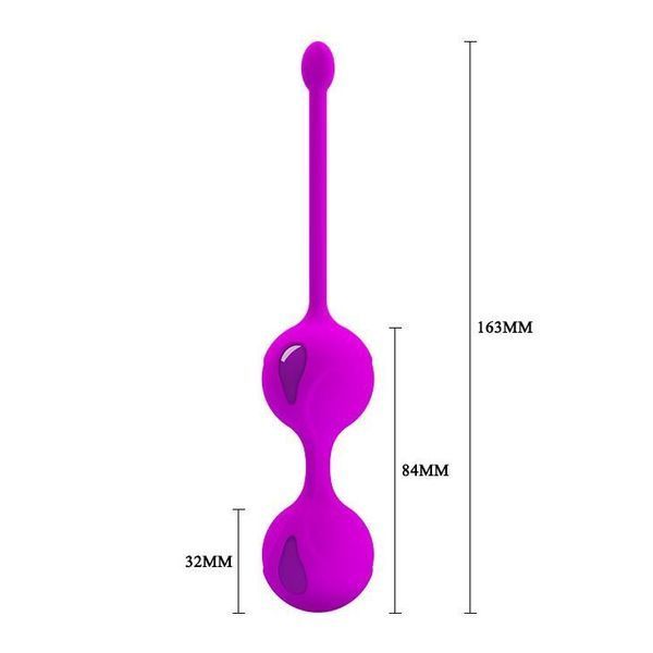 Вагинальные шарики Pretty Love Kegel Tighten Up II, 16,3 см (фиолетовый) 7702_EU фото