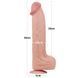 Фалоімітатор LoveToy Sliding-Skin Dual Layer Dong King Sized, 36 см (тілесний) 44488 фото 17