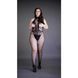 Бодістокінг Le D&eacute;sir Fishnet and Lace, Plus Size (чорний) 190938 фото 4