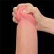 Фалоімітатор LoveToy Sliding-Skin Dual Layer Dong King Sized, 36 см (тілесний) 44488 фото 15