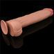 Фалоімітатор LoveToy Sliding-Skin Dual Layer Dong King Sized, 36 см (тілесний) 44488 фото 3