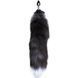 Анальна пробка Alive Anal Pleasure Black & White Fox Tail S, 7 см (чорний) 122254 фото 3