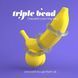 Набор эрекционных колец Crushious Triple Bead, 3 шт (прозрачный) 110631_EU фото 5
