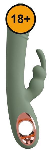 Вібратор-кролик You2Toys Slim Rabbit Olive, 21.4 см (зелений) 52036 фото