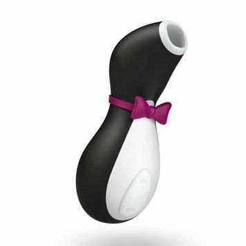 Вакуумний кліторальний стимулятор з вібрацією Satisfyer Pro Penguin Next Generation (чорний) 17540 фото