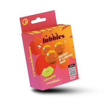 Масажне масло з зігрівальним ефектом Crushious Lub Balls Hot 110659 фото
