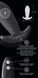 Анальна пробка Remote Controlled Vibro Plug, 12 см (чорний) 82092 фото 8