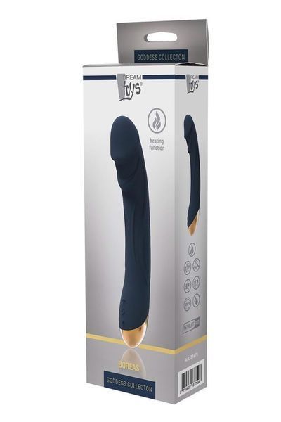 Реалистичный вибратор Dream Toys Boreas, 21 см (синий) 16876 фото