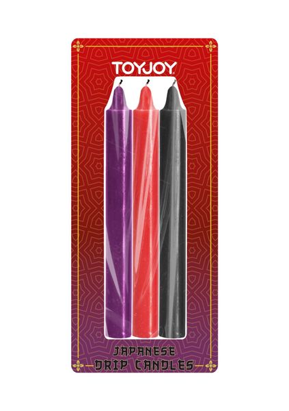 Набор низкотемпературных свечей Toy Joy Japanese Drip Candles, 3 шт 15227 фото