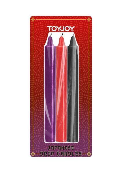 Набор низкотемпературных свечей Toy Joy Japanese Drip Candles, 3 шт 30454 фото