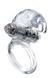 Эрекционное кольцо Boss Series Rabbit Vibro Cock Ring, 7,5 см (прозрачный) 20270 фото 1