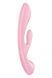 Вибратор-кролик Satisfyer Triple Oh, 24 см (розовый) 60542 фото 2