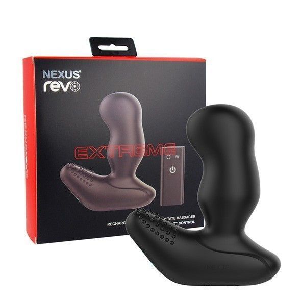 Стимулятор простати Nexus Revo Extreme, 14 см (чорний) 69048 фото