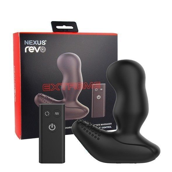 Стимулятор простати Nexus Revo Extreme, 14 см (чорний) 69048 фото