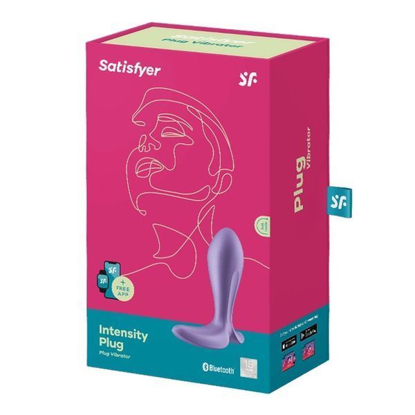 Анальна пробка з вібрацією Satisfyer Intensity Plug, 11,3 см (фіолетовий) 30466 фото