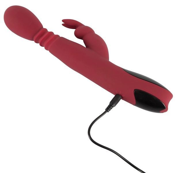 Вибратор-кролик Rechargeable Massager For Her Rabbit Vibrator, 26.5 см (красный) 82122 фото