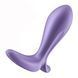 Анальна пробка з вібрацією Satisfyer Intensity Plug, 11,3 см (фіолетовий) 30466 фото 1