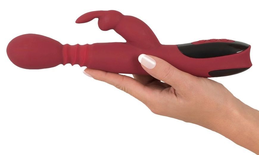 Вибратор-кролик Rechargeable Massager For Her Rabbit Vibrator, 26.5 см (красный) 82122 фото