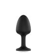 Анальная пробка Dorcel Geisha Plug Diamond M, 8 см (черный) 12836 фото