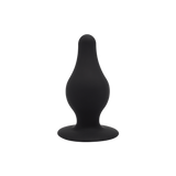 Анальна пробка SilexD Model 2 size XS, 6.4 см (чорний) 22866 фото
