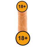 Насадка на пеніс Super Me Fuck Ass Cock Sleeve, 20,5 см (тілесний) 91086 фото