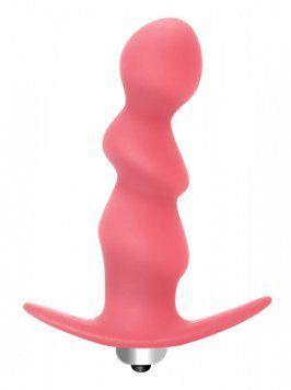 Анальная пробка Lola Toys Plug Spiral, 9.5 см (розовый) 53084 фото