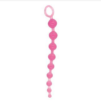Анальні буси Lovesecret Anal Beads 02, 30 см (рожевий) 214490 фото