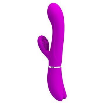 Вибратор-кролик Pretty Love Clitoris Vibrator, 20,8 см (фиолетовый) 29870 фото