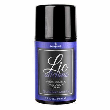 Крем Sensuva Lic-O-Licious Throat Coating Oral Delight Cream Blueberry Muffin, 50 мл 120392 фото