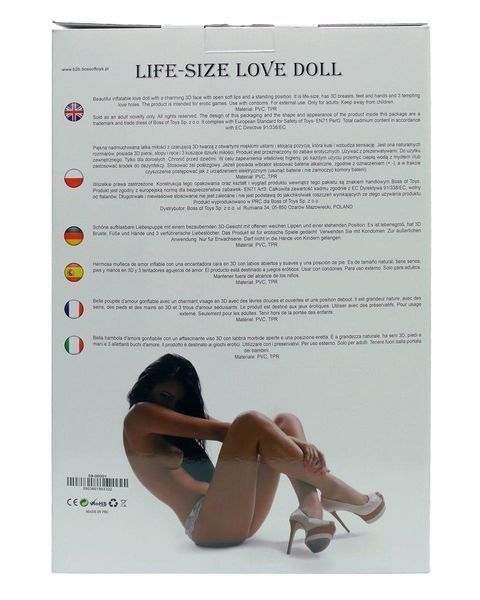 Секс кукла с вибрацией B - Series LaLa Angelina 3D, 165 см (телесный) 43773 фото