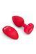 Анальна пробка B-Vibe Vibrating Heart M/L, 10.5 см (червоний) 104386 фото 2