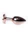 Анальна пробка з кристалом B - Series HeavyFun Plug-Jewellery, 7 см (чорний) 87788 фото 4