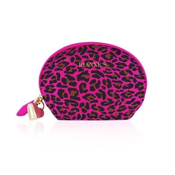 Вібромасажер Rianne S Lovely Leopard Mini Wand, 12 см (фіолетовий) 54534 фото