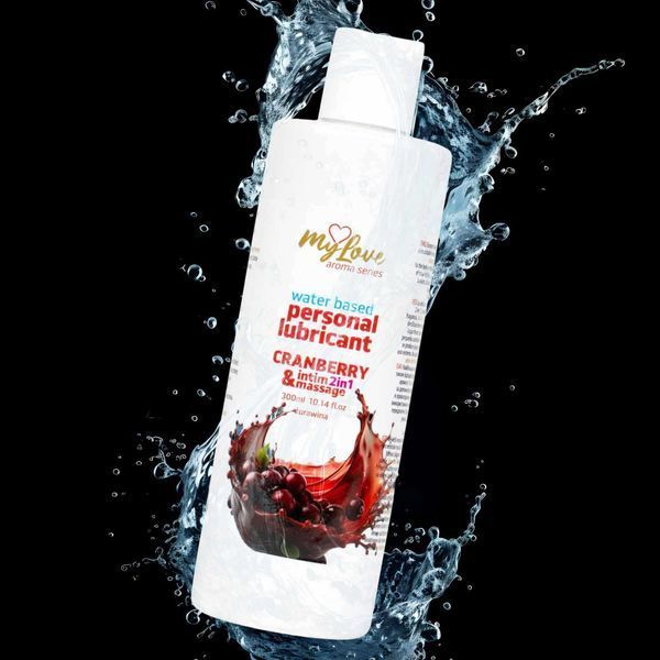 Лубрикант MyLove Aroma Series Intim&Massage 2in1 Cranberry, 300 мл 253206 фото