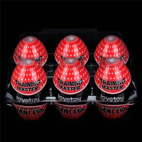 Мастурбатор яйцо LoveToy Giant Egg Stamina Nodules Edition (прозрачный) 43922 фото
