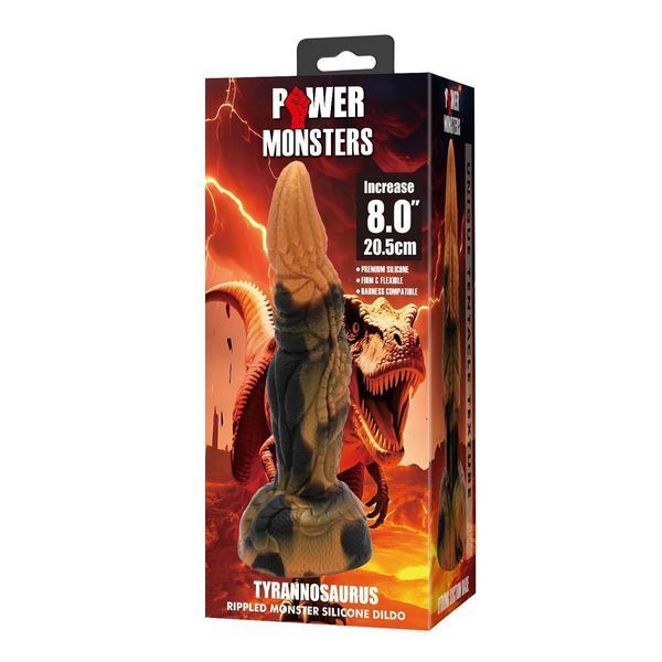 Фалоімітатор Power Monsters Tyrannosaurus, 20.5 см (мульті) 112669 фото