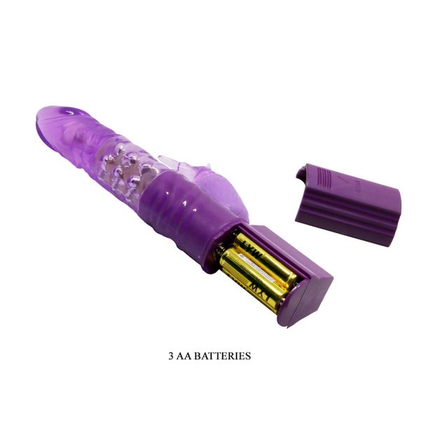 Вібратор-кролик Baile Cute Baby Vibrator, 25 см (фіолетовий) 14538 фото