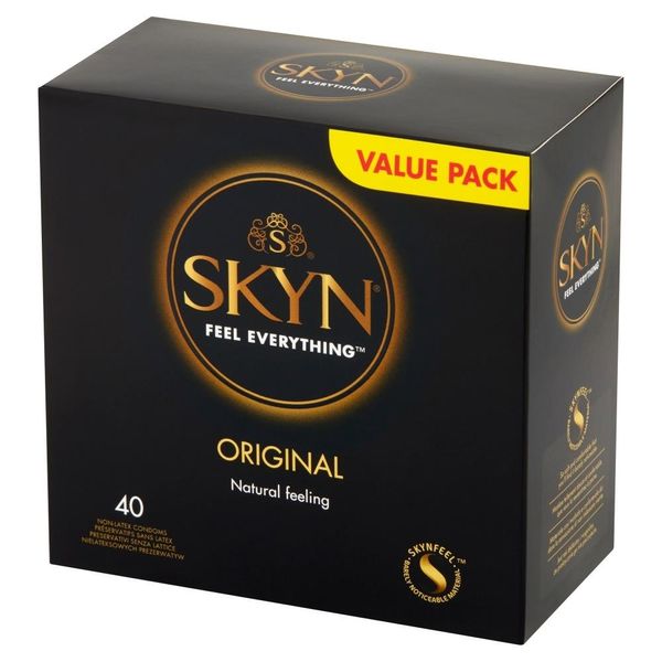 Интимный защитный аксессуары ультратонкие Skyn Original безлатексные, 40 шт 26452 фото