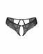 Стринги Obsessive Divienne otwarte, L/XL (черный) 226130 фото 8