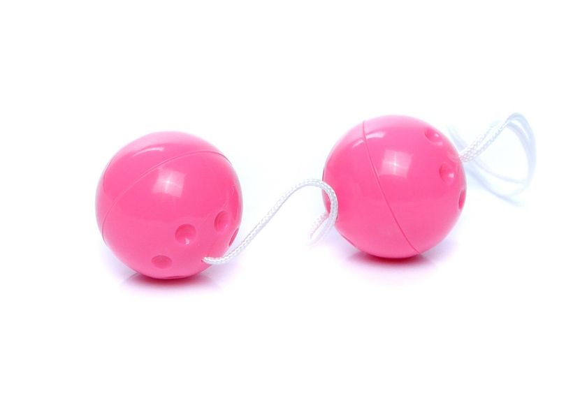 Вагинальные шарики Duo-Balls Pink, 21 см (розовый) 10123 фото