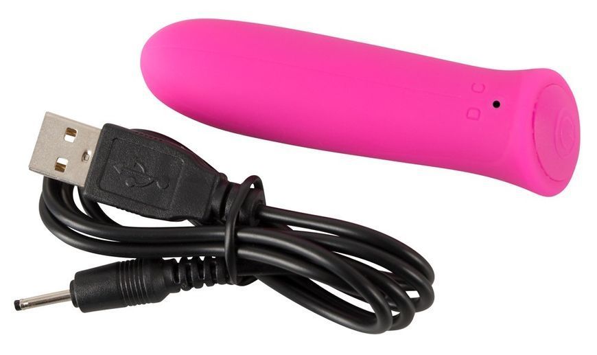 Вібратор Sweet Smile Rechargeable Power Bullet, 8,5 см (рожевий) 82126 фото
