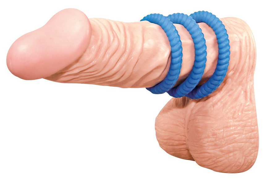 Набір ерекційних кілець You2Toys Lust, 3 шт (синій) 6031_EU фото